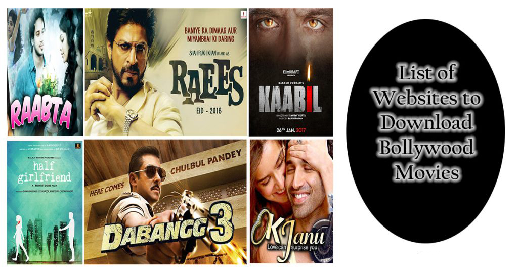 List of Websites to Download Bollywood Movies
